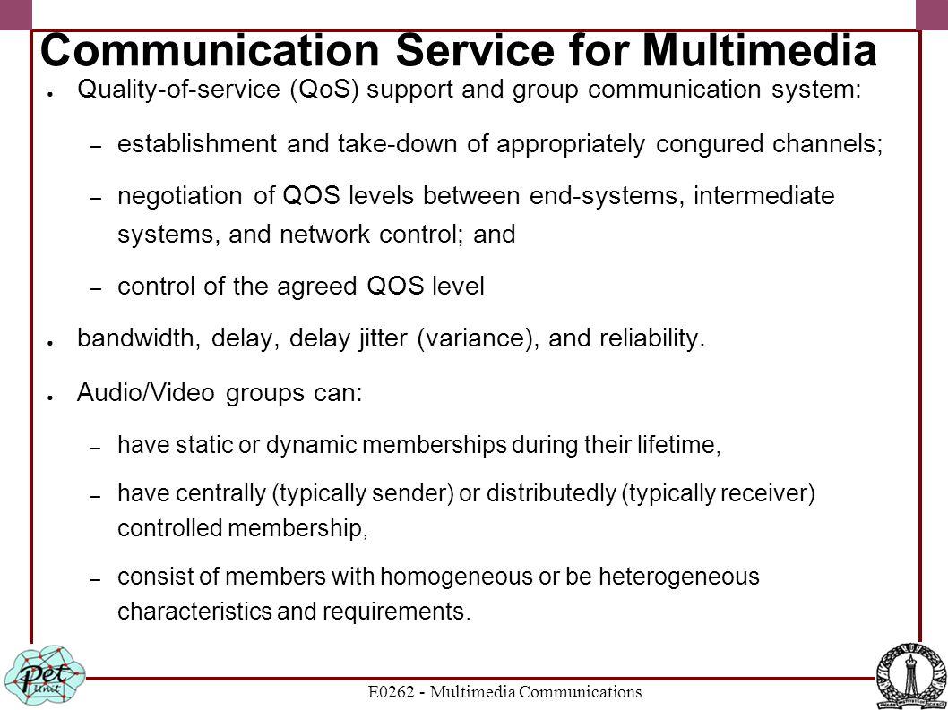 Multimedia communication service