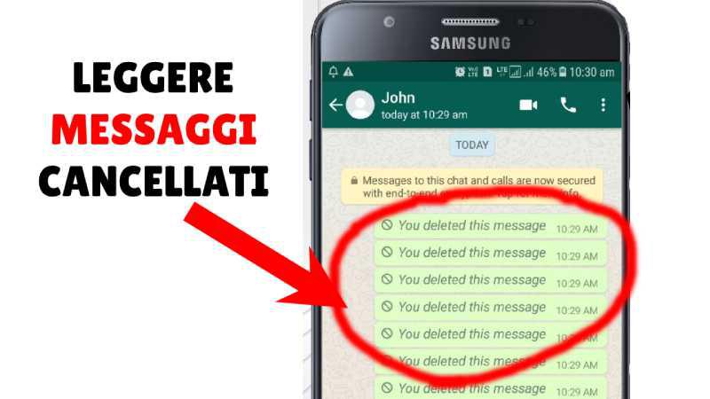 WhatsApp, come recuperare un importante messaggio cancellato