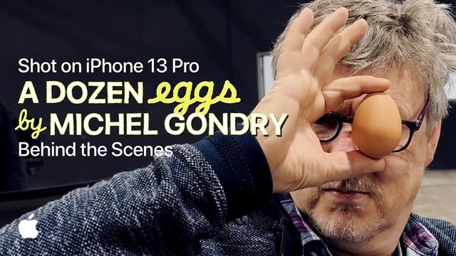 Michel Gondry filme les aventures d'une douzaine d'œufs à l'iPhone 13 Pro 🆕 | MacGeneration