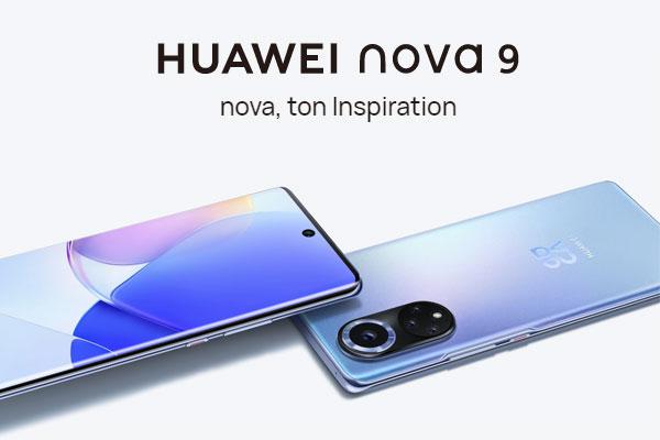 Quick start of the new Huawei Nova 9 smartphone