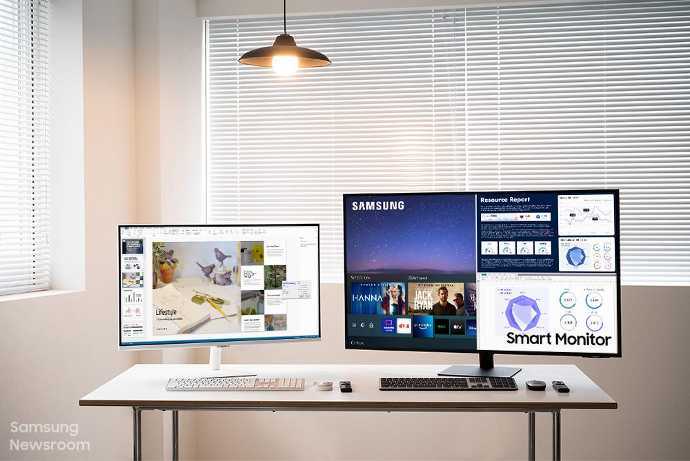 Watching TV and Working on a Single Screen With Samsung’s Do-It-All Smart Monitor
