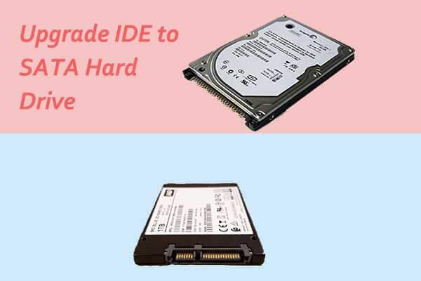 Replace IDE Hard Drive With SATA Drive