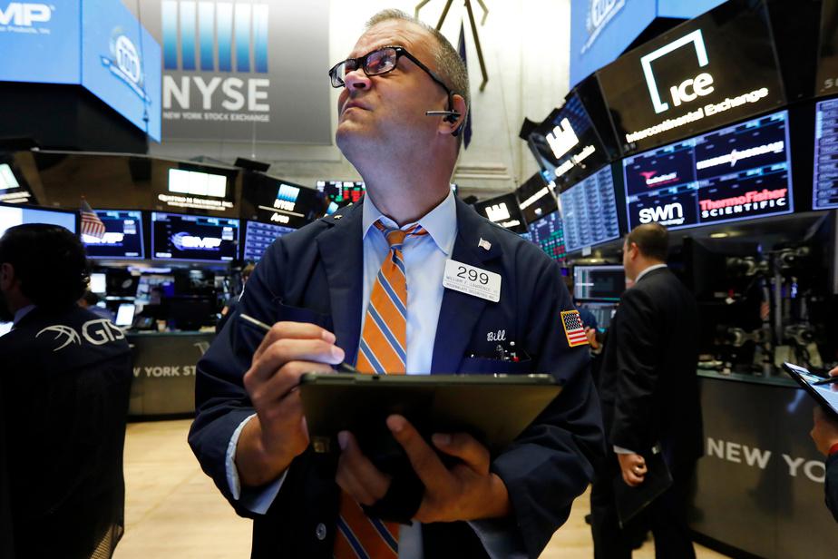 Wall Street very hesitant, after a new burst of quarterly