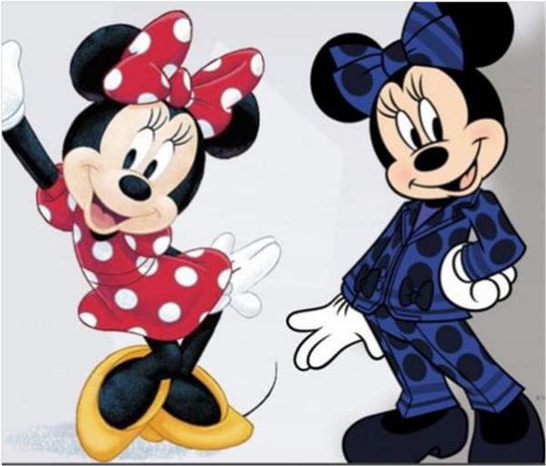 Minnie Mouse cambia de vestuario y causa revuelo