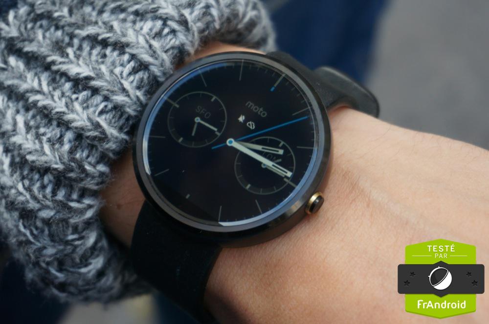 Test de la Motorola Moto 360, une pièce d’horlogerie connectée