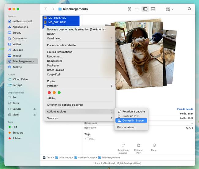 Astuce macOS Monterey : convertir des images HEIF en JPEG directement depuis le Finder | MacGeneration