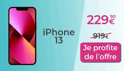 L' iPhone 13 à 229€90 avec un forfait Bouygues Telecom !