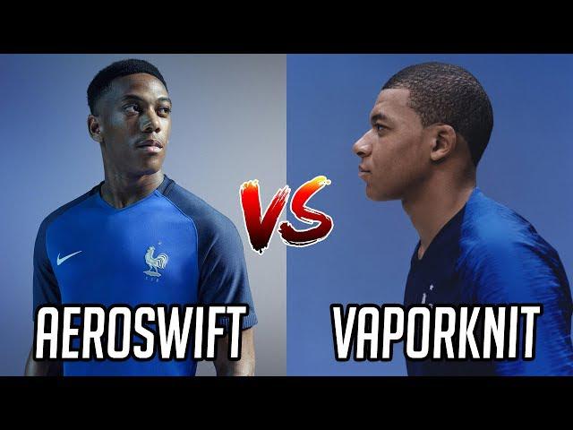 Les différences entre les technologies VaporKnit et Aeroswift de Nike