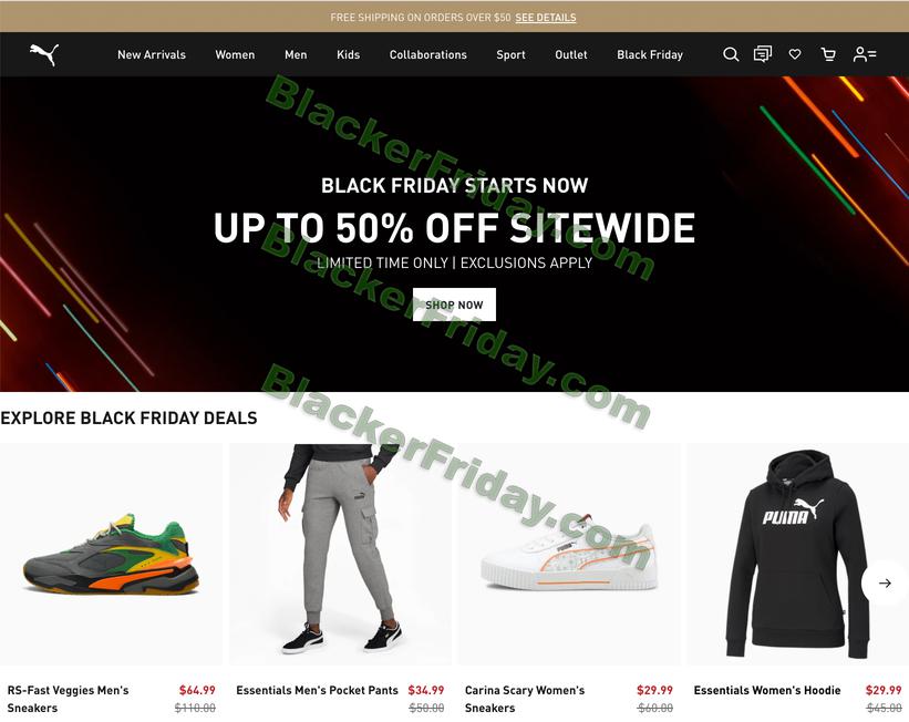 Black Friday 2021: A promo code already available on the official Puma store