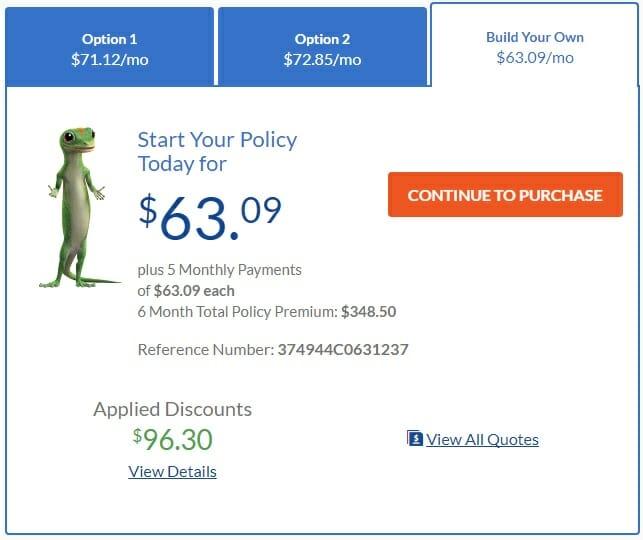 GEICO car insurance: reviews, costs and coverage