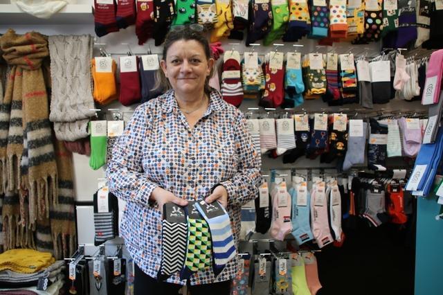 Granville: a shop specializing in large size socks has opened its doors