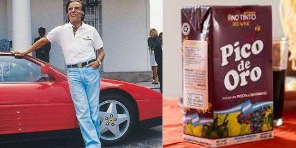 El día que una marca de vino en cartón regaló la Ferrari de Menem: la empresa detrás