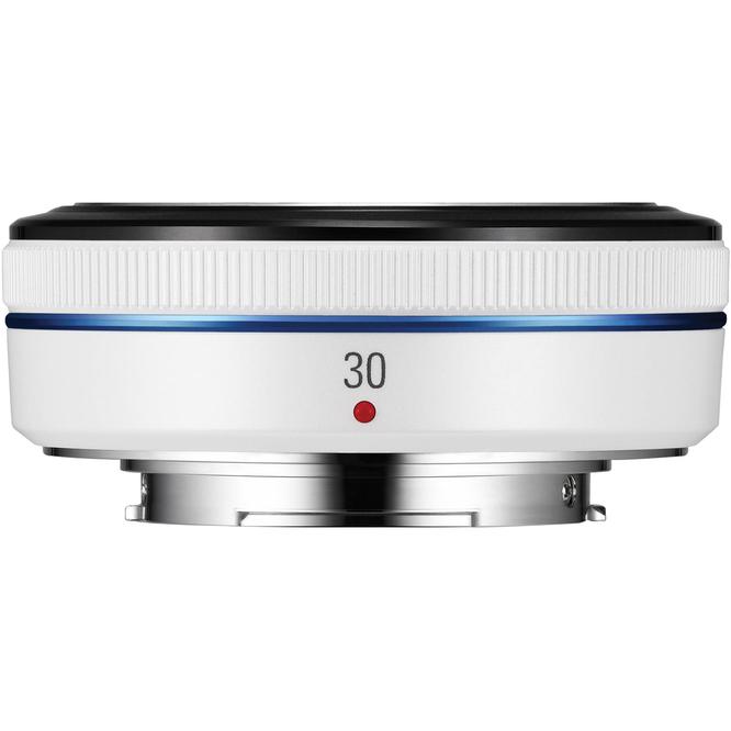 Samsung 30mm f/2.0 Pancake Lens for NX Cameras - White (EX-S30ANW)