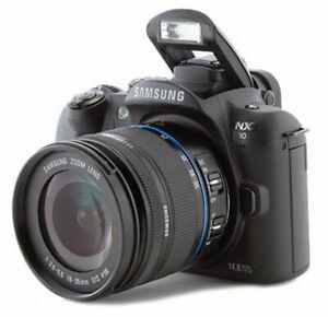 Digitální fotoaparát Samsung NX10 Prosumer 14,6 MP 18–55 mm černý objektiv (EV-NX10ZZBABUS)