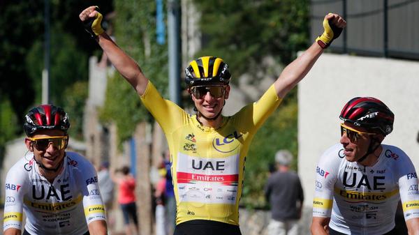 Pogacar wins the prestigious Golden Bike ahead of Roglic and Van Aert