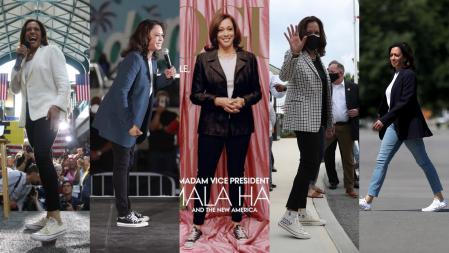 El 'efecto Kamala Harris' y las zapatillas por las que también apuestan las famosas
