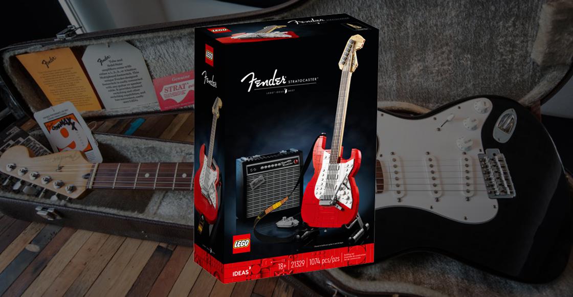 ¡Así luce el set que LEGO lanzará de la Fender Stratocaster!