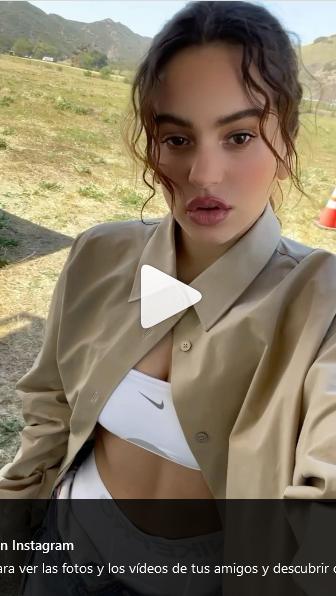 Rosalía presume de ropa interior en Instagram