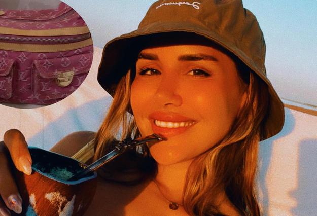  Mini luxury?  Micaela Tinelli showed the expensive accessory that she uses to go to the beach in Punta and it costs... 400 thousand pesos!