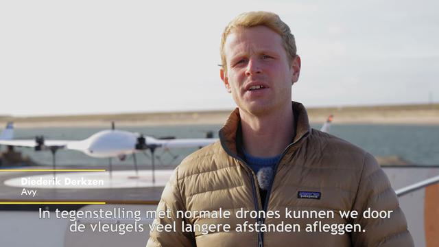 Succesvolle pilot met lange-afstandsdrone in Rotterdamse haven