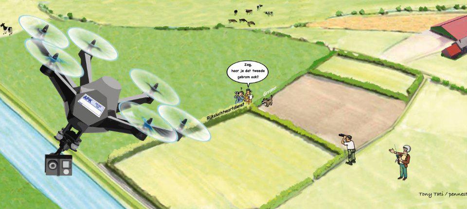 Snelle opmars van agrarische drone is toekomstmuziek