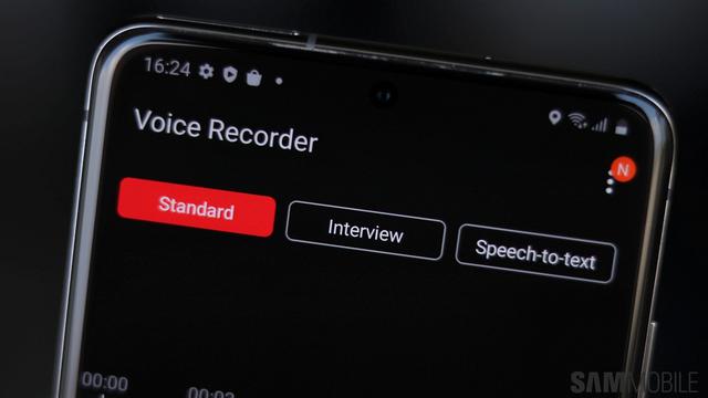 Samsung Voice recorder updated with support for Android 12 - SamMobile