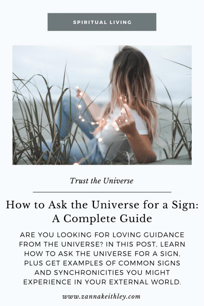 Cómo pedirle al universo una señal - Co Manifesting
