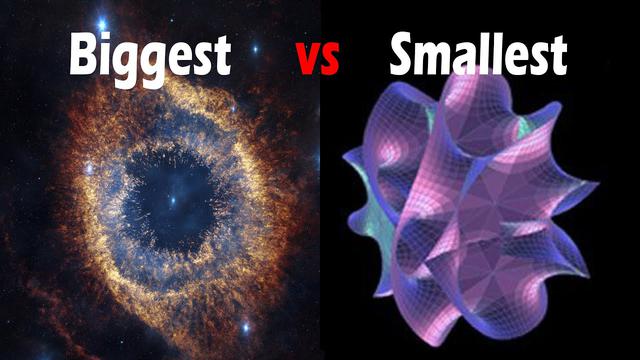 Qual é a menor coisa do universo?  - O maior