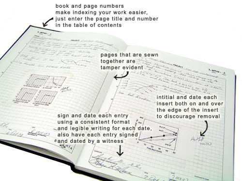 The importance of a good laboratory notebook