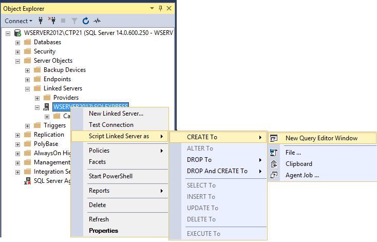 sys.servers (Transact-SQL) - SQL Server | Microsoft Docs