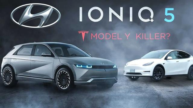 La representación de Tesla Model 3 Hatchback va después del Hyundai Ioniq 5