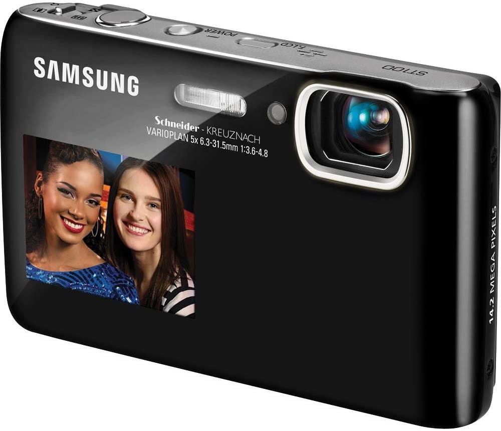 Samsung ST100 - Appareil photo numérique - compact - 14,2 Mpix - zoom optique : 5 x - mémoire prise en charge : microSD, microSDHC - noir