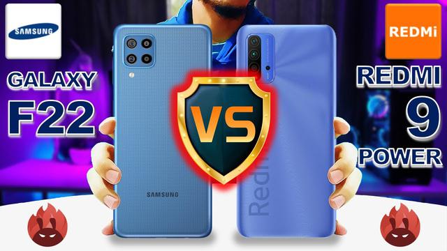 Samsung Galaxy F22 contre Xiaomi Redmi 9 Power -