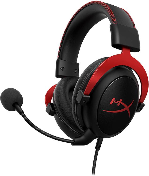 HyperX Cloud II - Casque de jeu, son surround 7.1, coussinets d&#39;oreille en mousse à mémoire de forme, cadre en aluminium durable, microphone amovible, fonctionne avec PC, PS4, Xbox One - Gun Metal