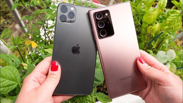 Samsung Galaxy Note 20 Ultra contre iPhone 11 Pro Max