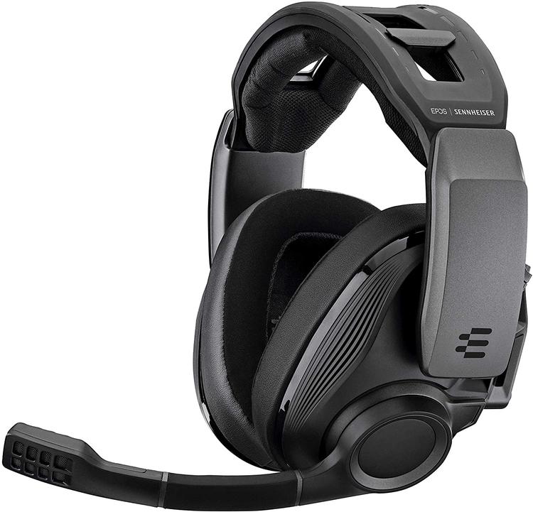 EPOS I SENNHEISER GSP 670 Wireless Gaming Headset, Low-Latency Bluetooth, 7.1 Surround Sound, Noise-Cancelling Mic, Flip-to-Mute, Audio Presets, For Windows PC, PS4, and Smartphones , Black