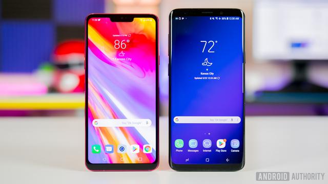 LG G7 ThinQ contre Samsung Galaxy S9