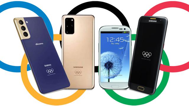 Téléphones Samsung aux Jeux olympiques : 20 ans de smartphones sur le thème du sport