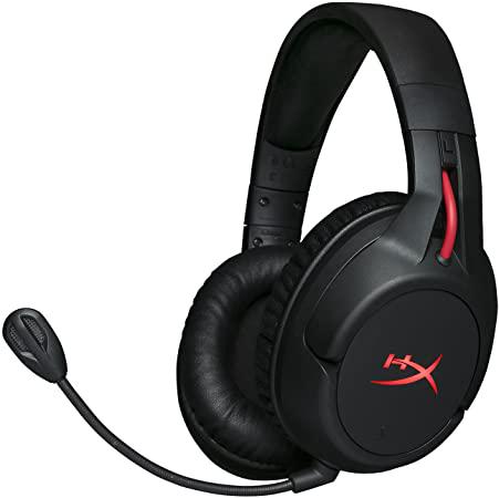 HyperX Cloud Flight - Wireless Gaming Headset, Long Lasting Battery up to 30 Hours, Detachable Noise Cancelling Microphone, Red LED Light, Comfortable Memory Foam, Works with PC, PS4 & PS5