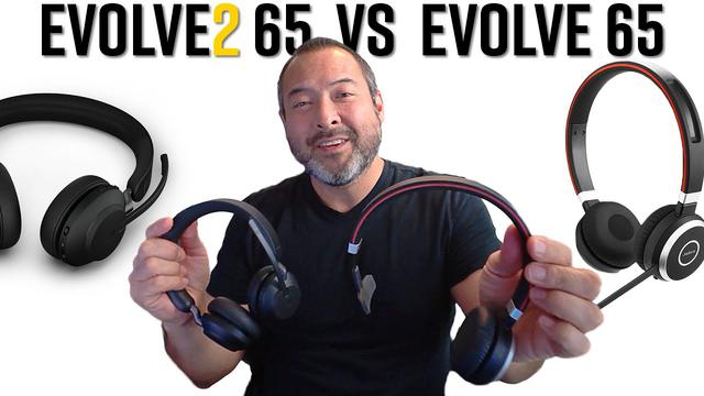 Jabra Evolve2 65 VS Jabra Evolve 65 Bluetooth Headset + Video With Sou