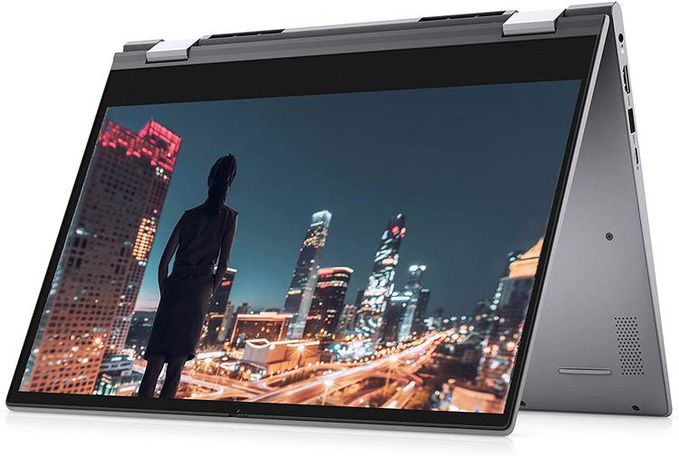 Dell Inspiron 14 5406 Touchscreen-Laptop, 14-Zoll-FHD-2-in-1-Convertible-Laptop – Intel Core i5-1135G7, 12 GB 3200 MHz DDR4-RAM, 256 GB SSD, Iris Xe-Grafik, Windows 10 Home – Titangrau (neuestes Modell)