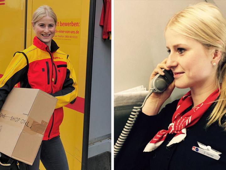 Früher Stewardess, jetzt DHL-Fahrerin: Sophia über ihr "unerwartetes Job-Jahr"