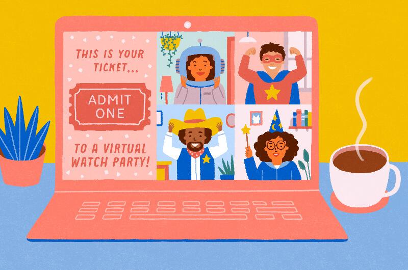 How to Host a Virtual Watch Party 