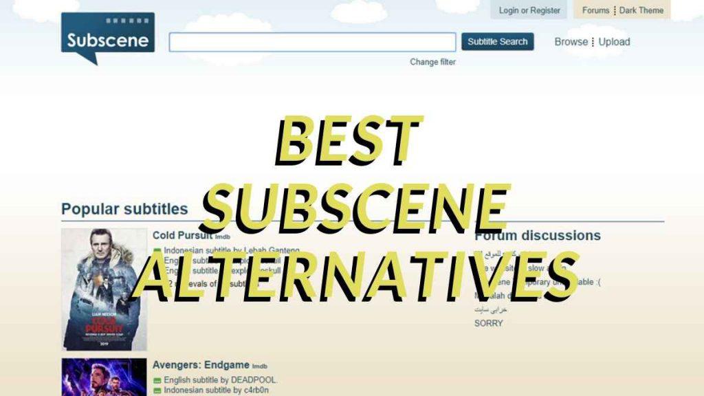 How to Download Subscene Subtitles & Top 5 Subscene Alternatives 