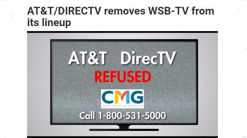 AT&T/DIRECTV could drop WSB-TV during retransmission dispute