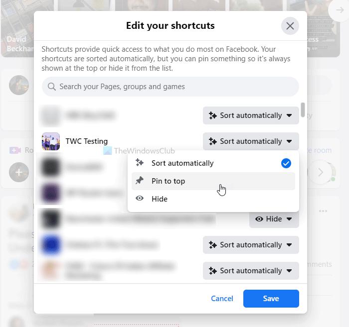 How to Add and Remove Shortcuts on Facebook