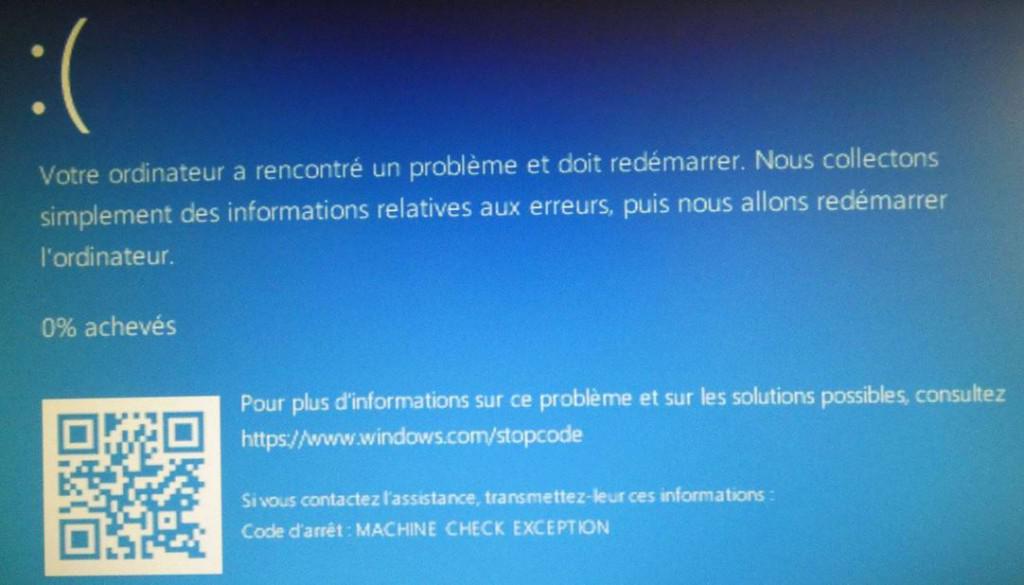 Windows 10 plante
