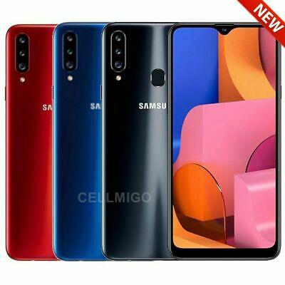 Samsung Galaxy A20s, A207M, 32 Go, GSM, téléphone débloqué, double SIM, bleu