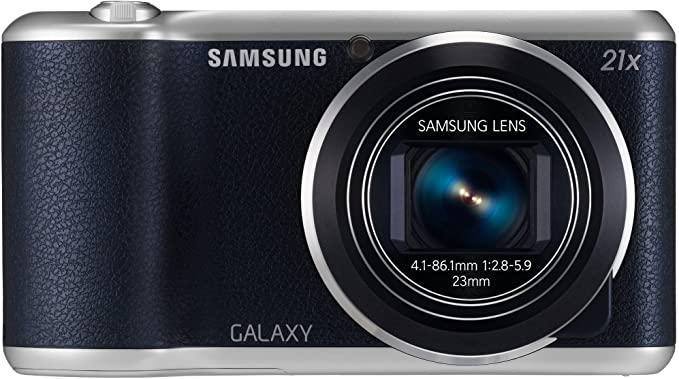 Appareil photo Samsung Galaxy 2 avec système d'exploitation Android Jelly Bean v4.3, CMOS 16,3 MP avec zoom optique 21x et écran LCD tactile 4,8" (WiFi et NFC - Noir)