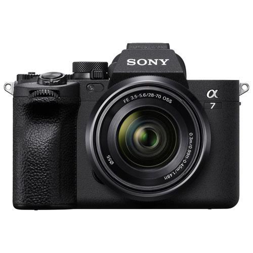 Appareil photo numérique sans miroir plein format Sony a7 avec objectif 28-70 mm